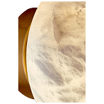 Бра в форме диска из натурального камня Cryptocrystalline Stone варинант исполнения - 3 | Loft Concept в Красноярске