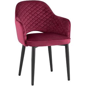 Стул SHARRON ромбы Велюр Фуксия