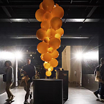 Люстра виноградная гроздь Grape Balls Янтарный цвет варинант исполнения - 3 | Loft Concept в Красноярске