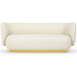 Диван с обивкой букле Ambrose Soft Boucle Sofa варинант исполнения - 1 | Loft Concept в Красноярске