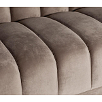 Диван трехместный велюровый серый Island of Comfort варинант исполнения - 4 | Loft Concept в Красноярске