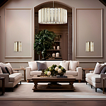 Люстра с абажуром из стекла и премиального алебастра Ravishment варинант исполнения - 7 | Loft Concept в Красноярске