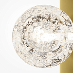 Бра с плафоном из прозрачного стекла с пузырьками воздуха Effervia варинант исполнения - 3 | Loft Concept в Красноярске