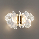 Бра с крупными прозрачными лепестками с рельефной поверхностью Ethereal Bloom варинант исполнения - 4 | Loft Concept в Красноярске