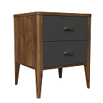 Тумба прикроватная с 2-мя ящиками Tasteful Furniture Light варинант исполнения - 4 | Loft Concept в Красноярске