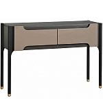 Консоль тёмно-коричневого цвета с 2-мя ящиками Gladstone варинант исполнения - 1 | Loft Concept в Красноярске