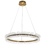Кольцевая люстра с хрустальным декором Rowan Crystal Ring Horizontal Chandelier варинант исполнения - 2 | Loft Concept в Красноярске