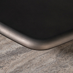 Столик журнальный квадратный  с полкой Sculptural Marble Accent с мрамором  варинант исполнения - 6 | Loft Concept в Красноярске