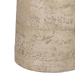 Столик приставной с круглой столешницей Textured Cream Table варинант исполнения - 4 | Loft Concept в Красноярске