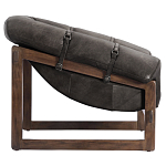 Кресло Duncan винтажная черная кожа варинант исполнения - 3 | Loft Concept в Красноярске