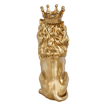 Статуэтка лев с детализированной гривой и изящной короной Lion Crown  варинант исполнения - 3 | Loft Concept в Красноярске