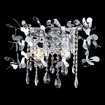 Бра с металлическими лепестками и хрустальными подвесками Leaf Cascade варинант исполнения - 2 | Loft Concept в Красноярске