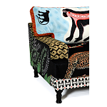 Большой Трехместный Диван с цветным принтом Qalakabusha Large Sofa варинант исполнения - 4 | Loft Concept в Красноярске