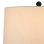 Настольная лампа зеленая с тканевым абажуром Splashes of Green Moss варинант исполнения - 3 | Loft Concept в Красноярске