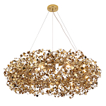 Люстра подвесная круглая с многочисленными металлическими круглыми элементами Terzani Argent варинант исполнения - 5 | Loft Concept в Красноярске