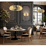 Люстра круглая с фактурными элементами в виде ракушек Inspired Sea варинант исполнения - 6 | Loft Concept в Красноярске