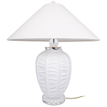 Настольная лампа керамическая с абажуром Valencia варинант исполнения - 2 | Loft Concept в Красноярске