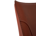 Стул коричневый из искуственной кожи на 4-х ножках Enigma Brown варинант исполнения - 4 | Loft Concept в Красноярске