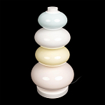 Настольная лампа из стеклянных сфер в пастельных тонах Высота 40 см Pastel Lunaria варинант исполнения - 3 | Loft Concept в Красноярске