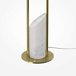 Напольный торшер светодионый золотой Lumen Duo варинант исполнения - 4 | Loft Concept в Красноярске