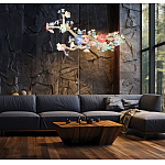 Люстра с цветочным декором Miscellaneous herbs варинант исполнения - 5 | Loft Concept в Красноярске