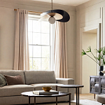 Люстра круглая с 2-мя металлическими абажурами Andromeda варинант исполнения - 6 | Loft Concept в Красноярске