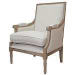 Кресло William Classical Armchair beige flax варинант исполнения - 3 | Loft Concept в Красноярске