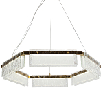 Светодиодная люстра с рельефным стеклом ICE GLASS 70 варинант исполнения - 1 | Loft Concept в Красноярске