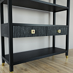 Стеллаж с двумя ящиками Elsa Dreams Black варинант исполнения - 2 | Loft Concept в Красноярске