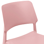 Пластиковый стул на ножках из массива бука Ferret Pink варинант исполнения - 5 | Loft Concept в Красноярске