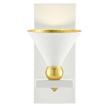 Бра с бело-золотыми плафоном в форме конуса Light Source варинант исполнения - 2 | Loft Concept в Красноярске