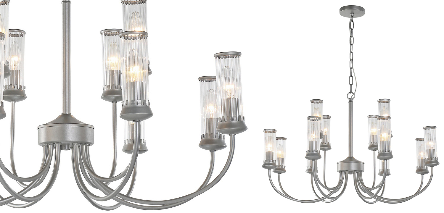 Люстра Morgane Chandelier silver 78 Люстра Morgane Chandelier silver 78 - Loft-Concept в Красноярске
