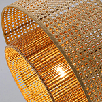 Подвесной светильник с абажуром из плтеного бамбука Light Inside the Cell варинант исполнения - 5 | Loft Concept в Красноярске