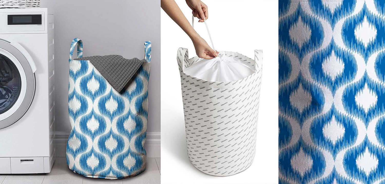 Корзина Blue Ornament Basket Корзина Blue Ornament Basket - Loft-Concept в Красноярске