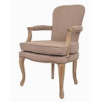 Кресло Aubrey Classical Armchair brown flax варинант исполнения - 3 | Loft Concept в Красноярске