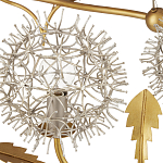 Люстра круглая с декором в виде цветков одуванчика Hanging Dandelion варинант исполнения - 1 | Loft Concept в Красноярске