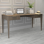 Рабочий стол коричневый с 2-мя ящиками Harper Line варинант исполнения - 2 | Loft Concept в Красноярске