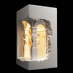 Встраиваемый в стену гипсовый светильник под покраску с колоннами и арками в античном стиле Antiquity Athena варинант исполнения - 5 | Loft Concept в Красноярске