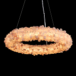 Люстра кольцевая с частичками натурального горного хрусталя Crystal Shimmer варинант исполнения - 2 | Loft Concept в Красноярске
