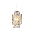 Подвесной светильник с декором из натуральной морской ракушки Iridescent Light варинант исполнения - 1 | Loft Concept в Красноярске