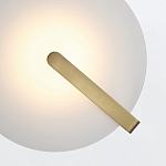 Потолочный светильник в форме плоского диска из белого матового стекла Eurofase варинант исполнения - 4 | Loft Concept в Красноярске