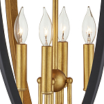 Подвесной светильник в форме фонаря чёрного цвета Black Lantern варинант исполнения - 2 | Loft Concept в Красноярске