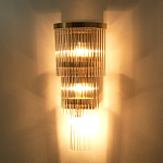 Бра с золотистым основанием и прозрачными трубками Nembus варинант исполнения - 6 | Loft Concept в Красноярске