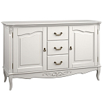 Буфет белый из массива бука с 3-мя ящиками и 2-мя дверцами White Provence варинант исполнения - 1 | Loft Concept в Красноярске