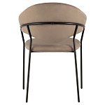 Коричневый стул с обивкой из искусственной замши Alexis варинант исполнения - 4 | Loft Concept в Красноярске