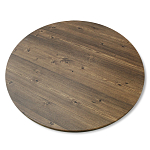 Стол журнальный c коричневой круглой столешницей на трех металлических ножках Charm Coffee Table варинант исполнения - 3 | Loft Concept в Красноярске