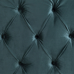 Кровать двуспальная зеленая с основанием из массива дерева с мягким изголовьем Velour Beds варинант исполнения - 2 | Loft Concept в Красноярске