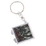 Зеркало брелок складное двухстороннее из натурального камня Серафинит Stone Mirrors варинант исполнения - 5 | Loft Concept в Красноярске