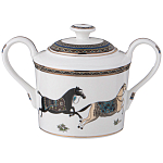 Чайный сервиз из фарфора с изображением лошадей на 6 персон 15 предметов Porcelain Horse Set  варинант исполнения - 3 | Loft Concept в Красноярске