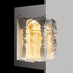 Встраиваемый в стену гипсовый светильник под покраску с колоннами и арками в античном стиле Antiquity Athena варинант исполнения - 1 | Loft Concept в Красноярске